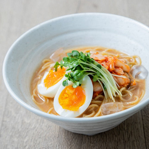 冷やしキムチ味噌ラーメンの作り方・レシピ