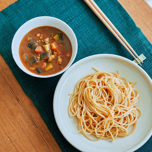 冷やしカレーつけ麺の作り方・レシピ