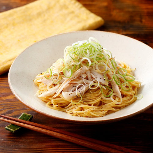 どっさりネギの鶏塩まぜそばの作り方・レシピ