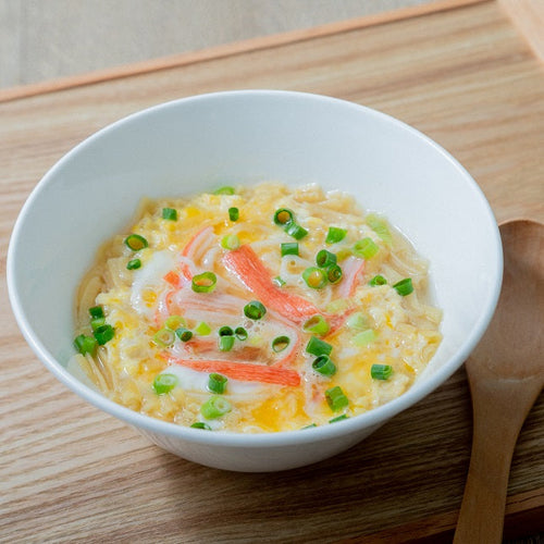 かに玉風雑炊の作り方・レシピ