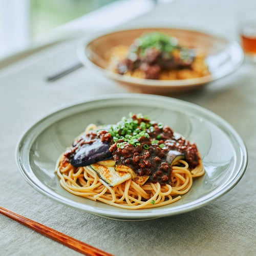 秋ナスのジャージャー麺の作り方・レシピ