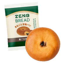 ゼンブブレッド 黒ごまあんぱん / まるごと豆粉パン
