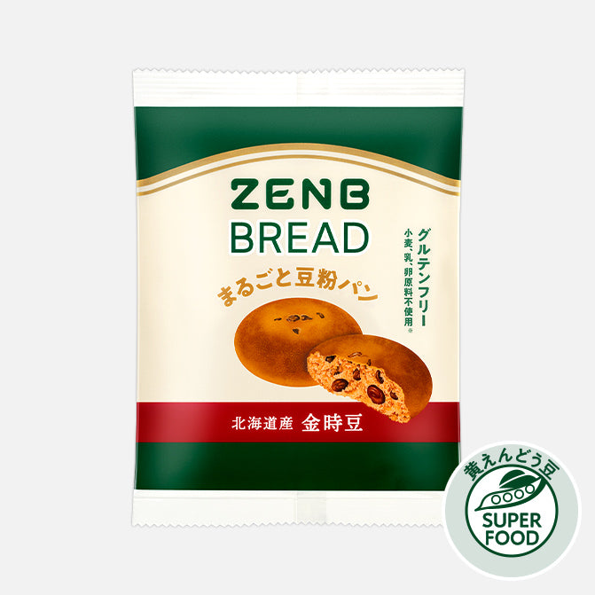 パンこ出品 ゼンブブレッド 黒ごまあんぱん / まるごと豆粉パン｜ZENB（ゼンブ