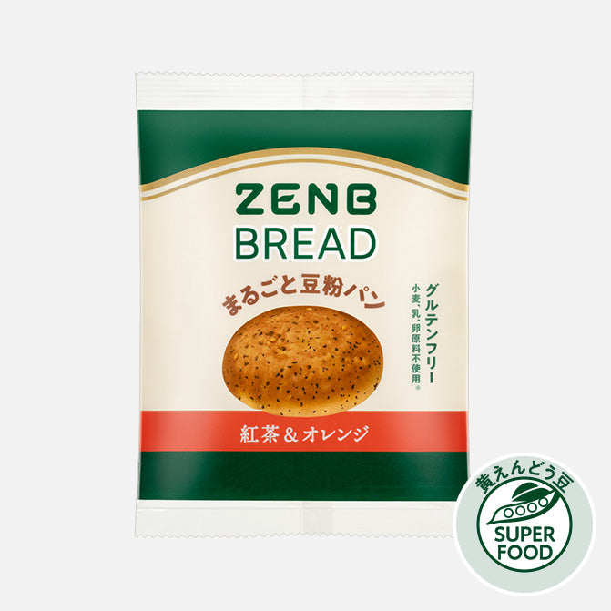 ゼンブブレッド 紅茶&オレンジ / まるごと豆粉パン｜ZENB（ゼンブ