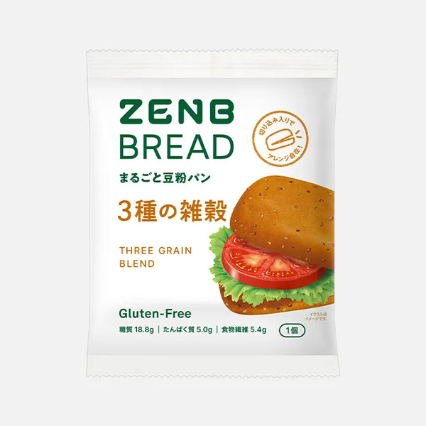 ゼンブブレッド 3種の雑穀  / まるごと豆粉パン