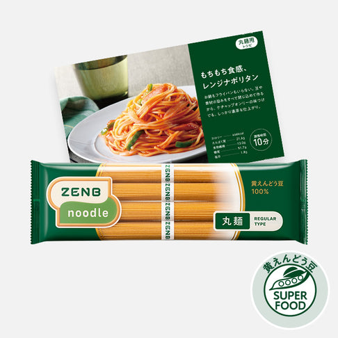 ゼンブヌードル 丸麺 (4食) / 豆ヌードル