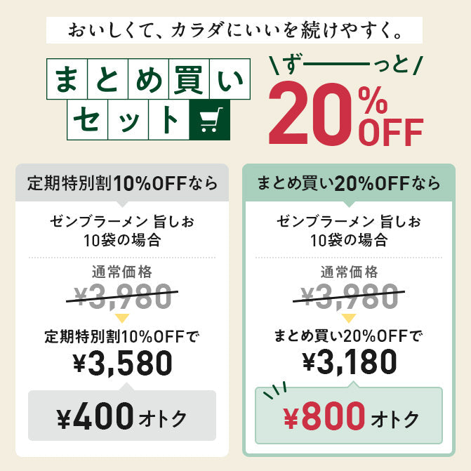 ゼンブラーメン 旨しお 10袋