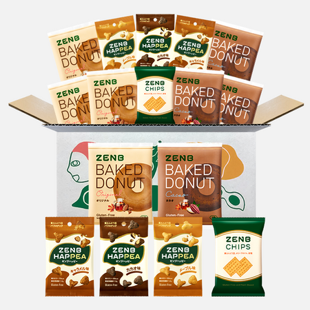 ハッピー9袋＋焼きドーナツ2袋＋チップス1袋